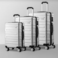 3-delige Hard-Shell Spinner Kofferset met TSA-slot en Georganiseerde Binnenkant