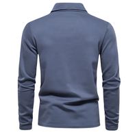 Herren-Poloshirt mit langen Ärmeln - Vince