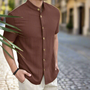 Bequemes Herren-Leinenhemd – Sandro