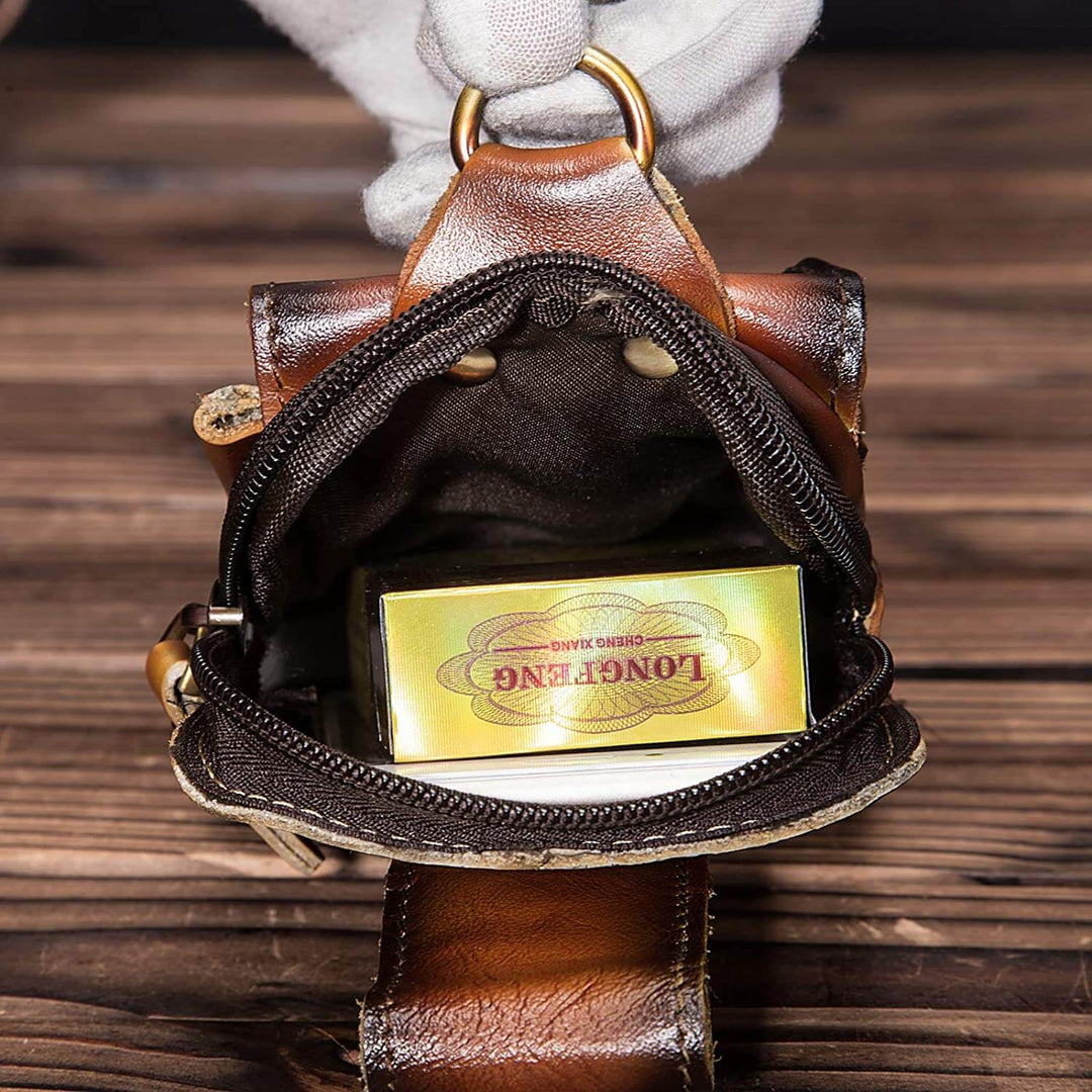 Herren Bauchtasche aus hochwertigem Leder - Guardian Leather