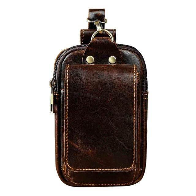 Leder Herren Bauchtasche - LeatherGuard Pro