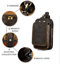 Herren Bauchtasche aus hochwertigem Leder - Guardian Leather