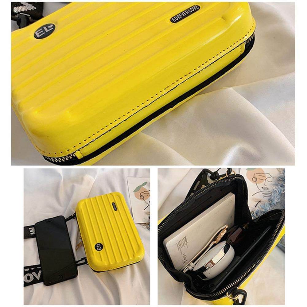 Kompakte Hartschalen-Handtasche