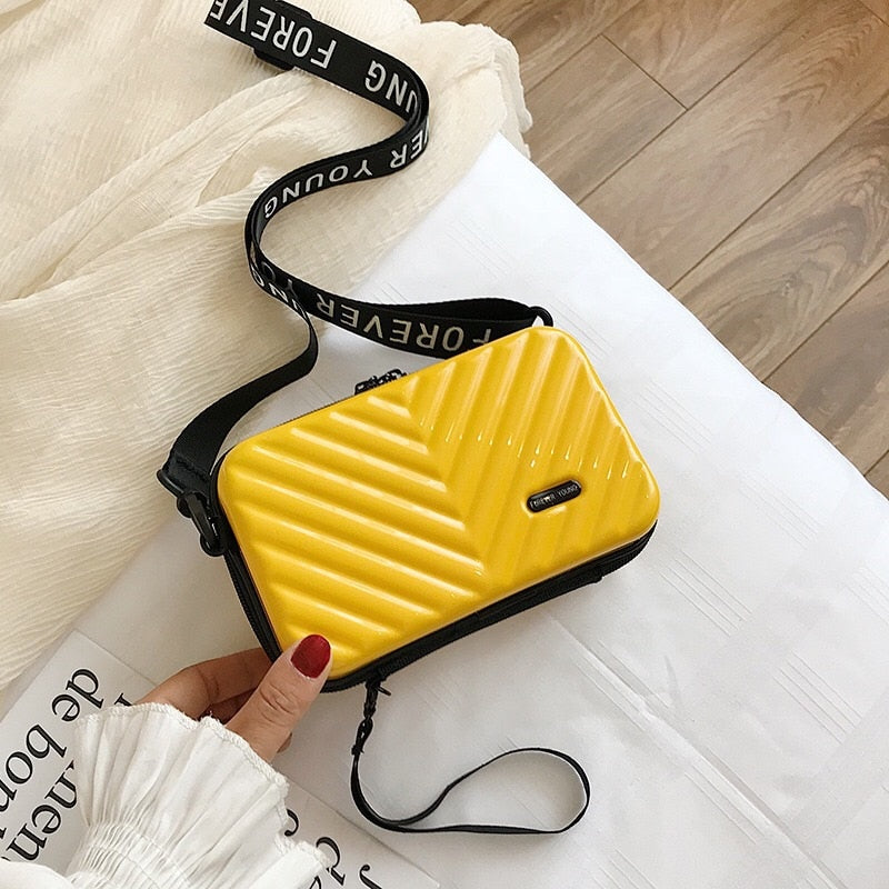 Kompakte Hartschalen-Handtasche