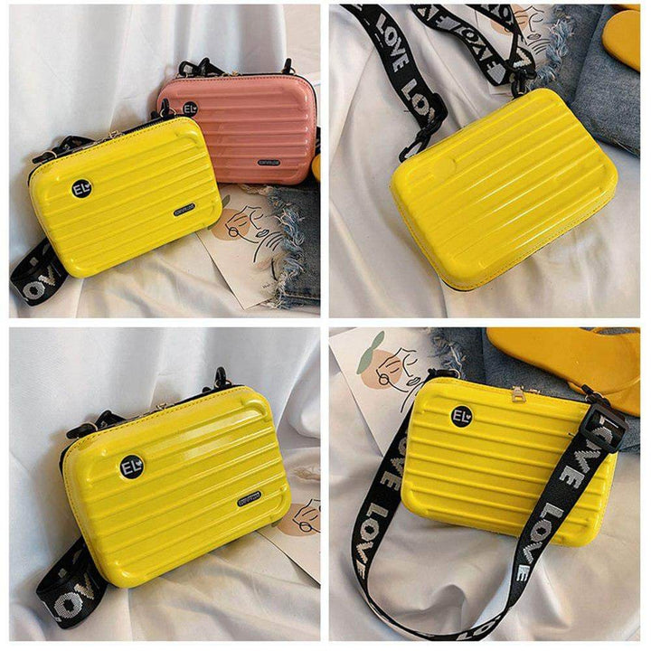 Kompakte Hartschalen-Handtasche