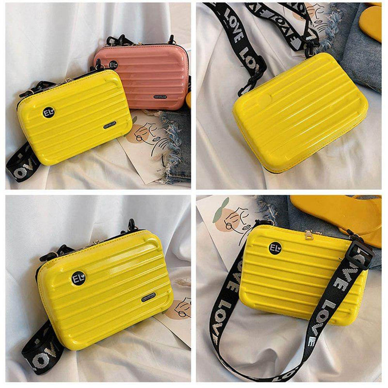 Kompakte Hartschalen-Handtasche