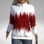 Damen-Sweatshirt mit Reißverschlusskragen – Elvira