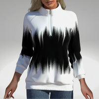 Dames Sweatshirt met Ritskraag – Elvira