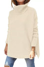 Warmer, locker sitzender Damenpullover mit Rollkragen – Amara