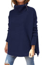 Warmer, locker sitzender Damenpullover mit Rollkragen – Amara