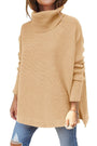 Warmer, locker sitzender Damenpullover mit Rollkragen – Amara