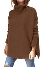 Warmer, locker sitzender Damenpullover mit Rollkragen – Amara