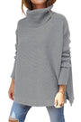 Warmer, locker sitzender Damenpullover mit Rollkragen – Amara