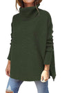 Warmer, locker sitzender Damenpullover mit Rollkragen – Amara