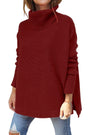 Warmer, locker sitzender Damenpullover mit Rollkragen – Amara