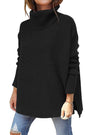 Warmer, locker sitzender Damenpullover mit Rollkragen – Amara