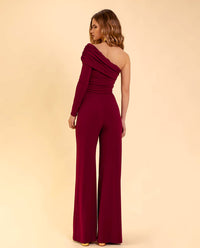 Damen-Jumpsuit mit einer Schulter – Alessia
