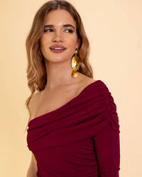 Damen-Jumpsuit mit einer Schulter – Alessia