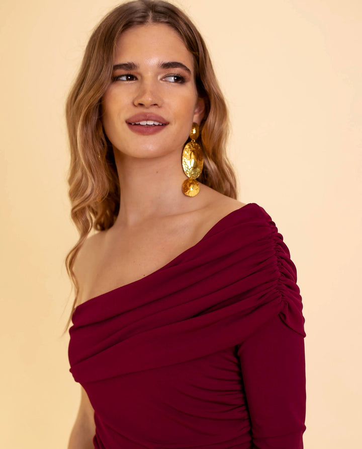 Damen-Jumpsuit mit einer Schulter – Alessia