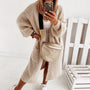 Weich gestrickte Oversized Damenweste - Sienna