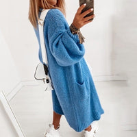 Weich gestrickte Oversized Damenweste - Sienna