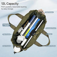 Multi-Fach Laptop-Schultertasche mit Verstellbarem Schultergurt - MetroCarry