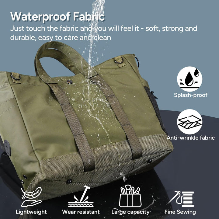 Multi-Fach Laptop-Schultertasche mit Verstellbarem Schultergurt - MetroCarry