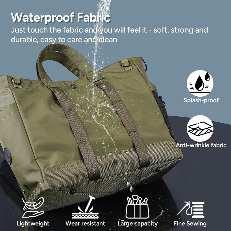 Multi-Fach Laptop-Schultertasche mit Verstellbarem Schultergurt - MetroCarry