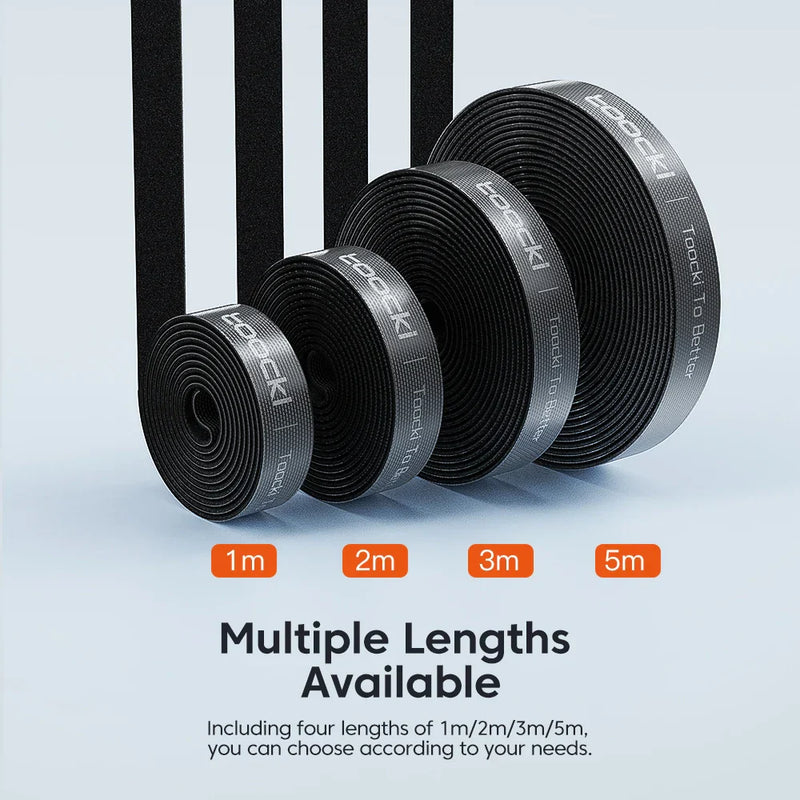 Toocki Kabel-Organizer, Drahtwickler, USB-Kabelmanagement, Schutz für Kopfhörer, Maus, Kabelbinder, Telefonzubehör für iPhone, Samsung-5M Black-State of Style