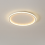 Scandinavian Round Ceiling Light with LED Glow 12