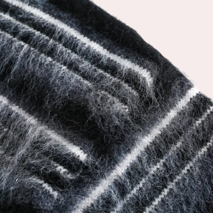 Gestreepte Heren Sweater met Comfortabele Pasvorm - Dorian