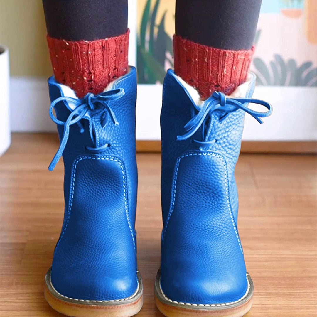 Wasserdichte Damen-Stiefeletten mit warmem Futter – Natalja