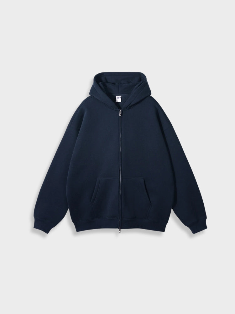 Oversized Weste mit Reißverschluss - Ava