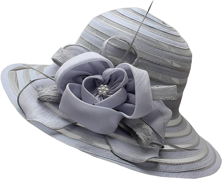 Trendy Dames Organza Zonnehoed - Mirielle