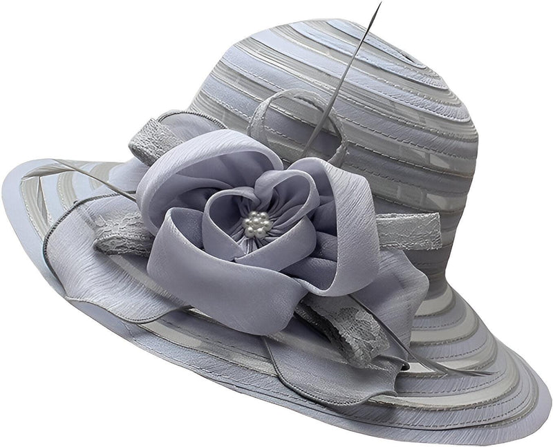 Trendy Dames Organza Zonnehoed - Mirielle