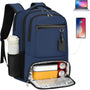 Wasserdichter Laptop- & Lunch-Rucksack mit USB-Anschluss – Reise-Rucksack mit mehreren Fächern