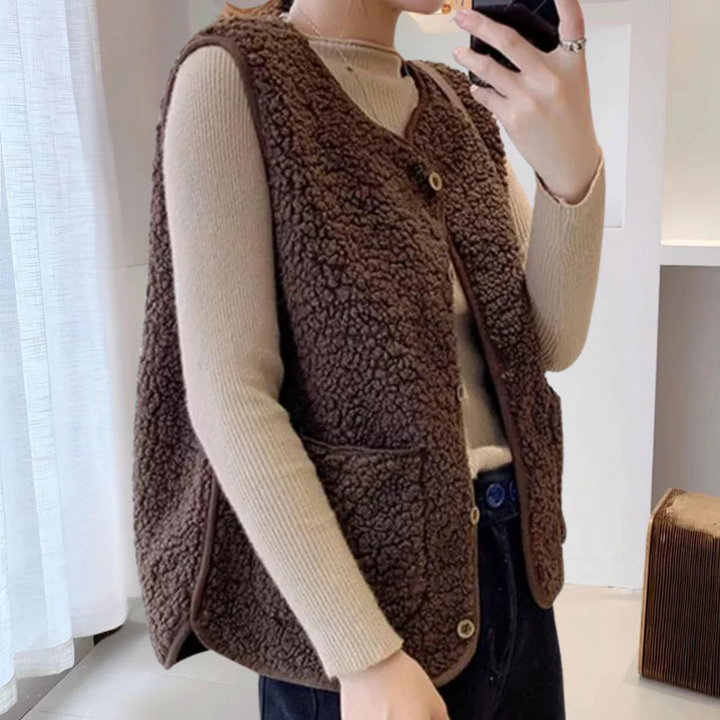 Casual Geknoopte Damesbodywarmer - Noa