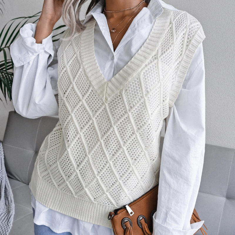 Angeza - Trendy Knitted Sweater for Women
