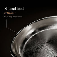 Hammered Titanium Stir-Fry Set with 1 Lid (8, 8 & 10 Inch) 3