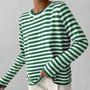Stilvolles gestreiftes T-Shirt aus leichtem Stoff - StreifenLeicht