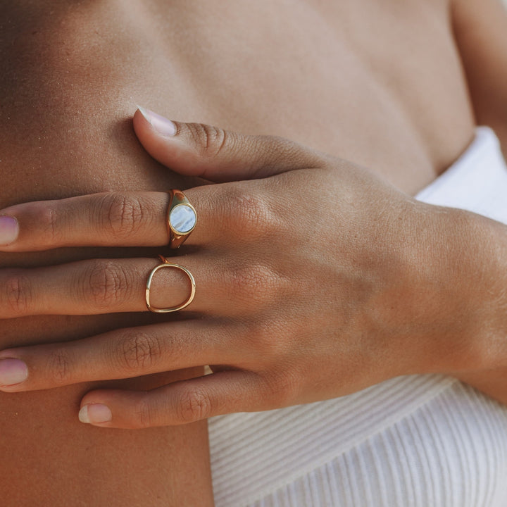 Ovaler Ring - Noa
