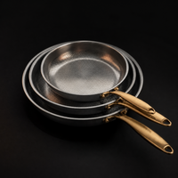 Hand-Hammered Titanium Pan Set - 3 Pieces I Limited Edition 2