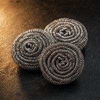 Titanium Pan Scrubbers | Rust-Proof Cleaning Coils (Set of 3) 2
