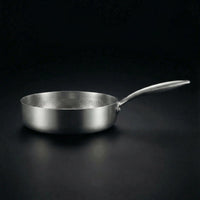 Hand-Hammered Titanium Family Set: 4 Pans & Utensils 3