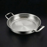 Hand-Hammered Titanium Family Set: 4 Pans & Utensils 6