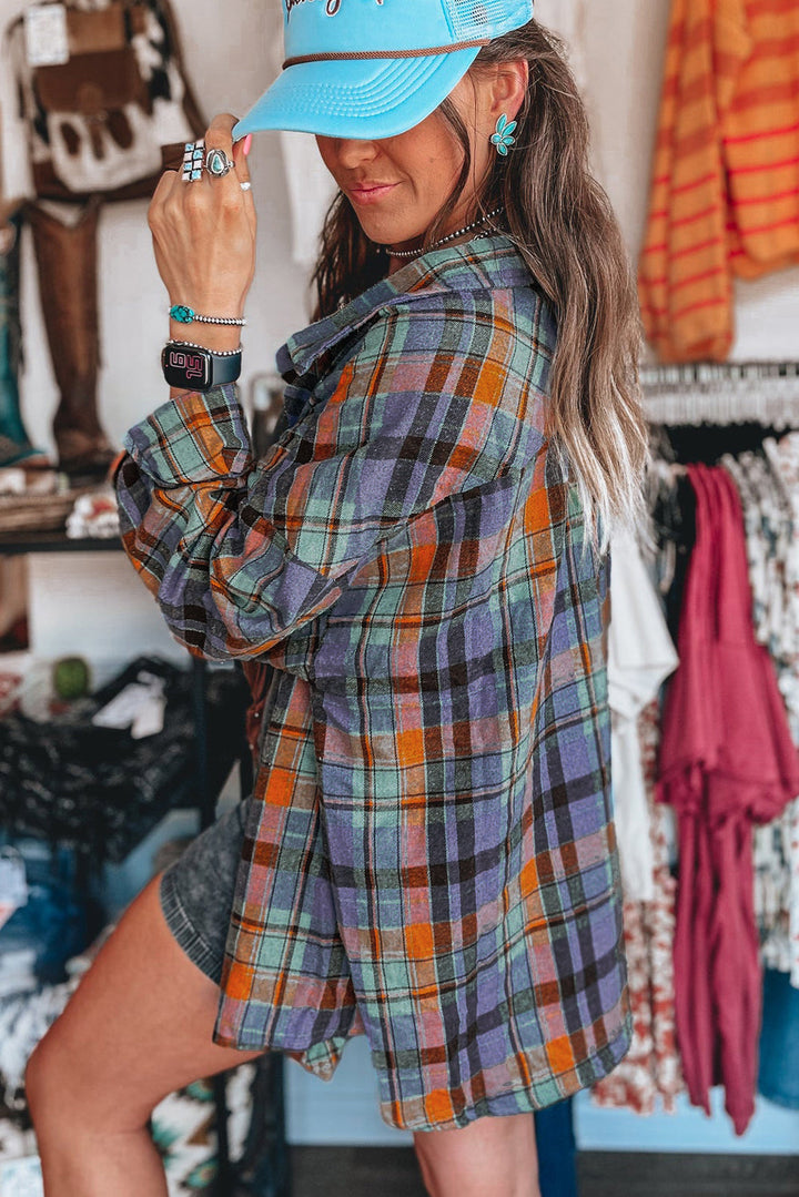 Vintage Ruit Overhemd – Selora