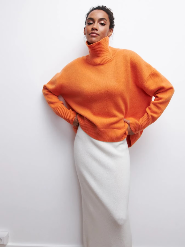 Phoebe Gestrickter Rollkragenpullover | Stilvoll & warm