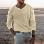 Warmer gestrickter Herrenpullover mit langen Ärmeln – Sigfried