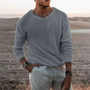 Warmer gestrickter Herrenpullover mit langen Ärmeln – Sigfried