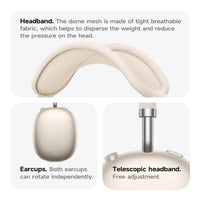 Over-Ear Wireless Headphones with ANC & Long Battery Life – W65 Plus-Gold-State of Style